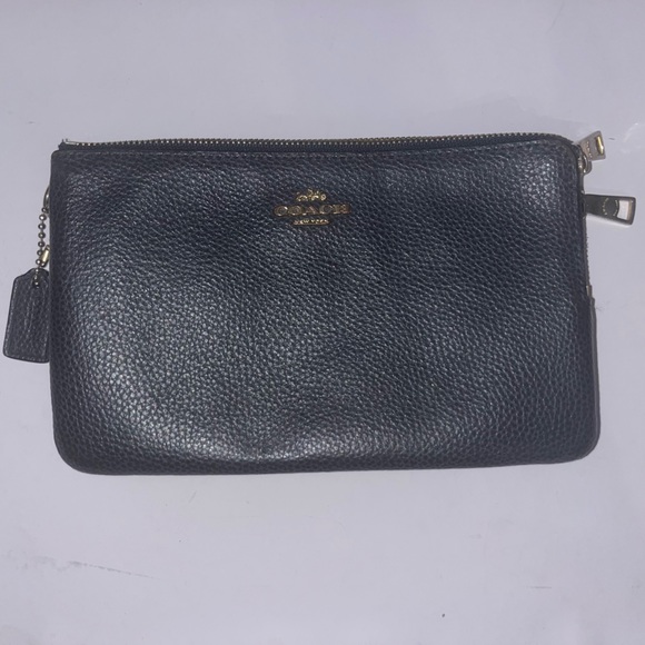 Coach Handbags - Navy Blue Coach Wallet